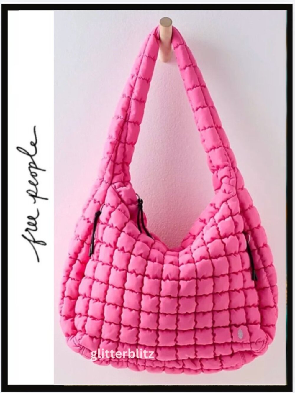 Free People FP Movement Quilted Carryall Pink Bubblegum  - FACTORY SEALED